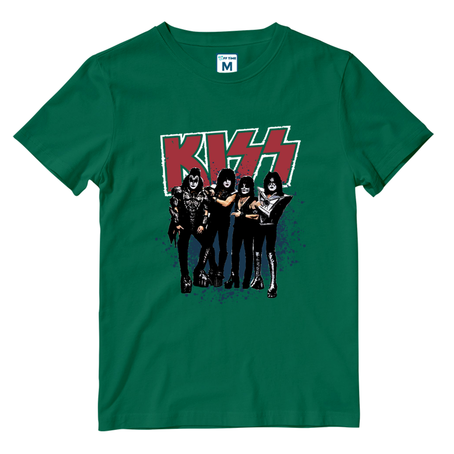 Cotton Shirt: Kiss Grunge