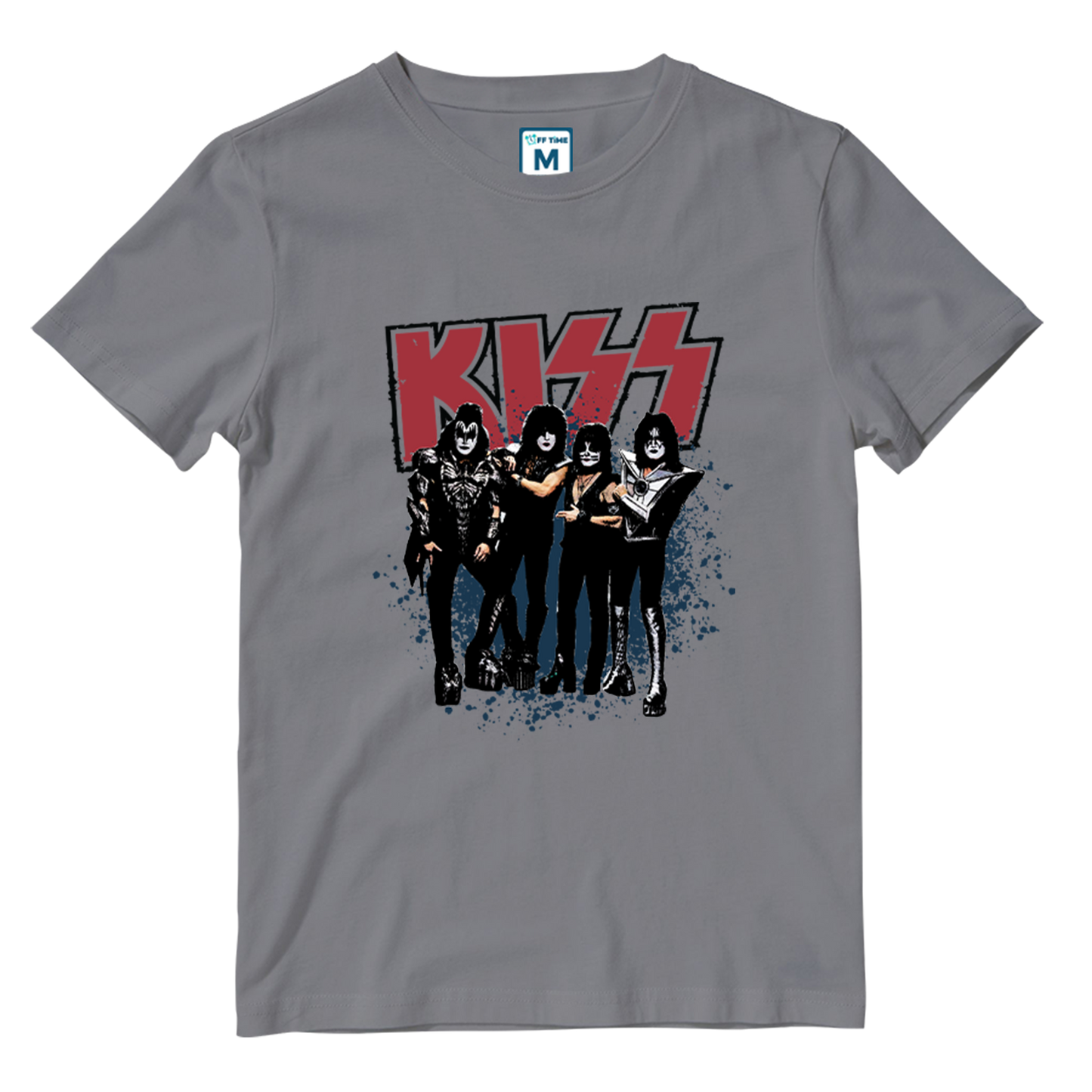 Cotton Shirt: Kiss Grunge