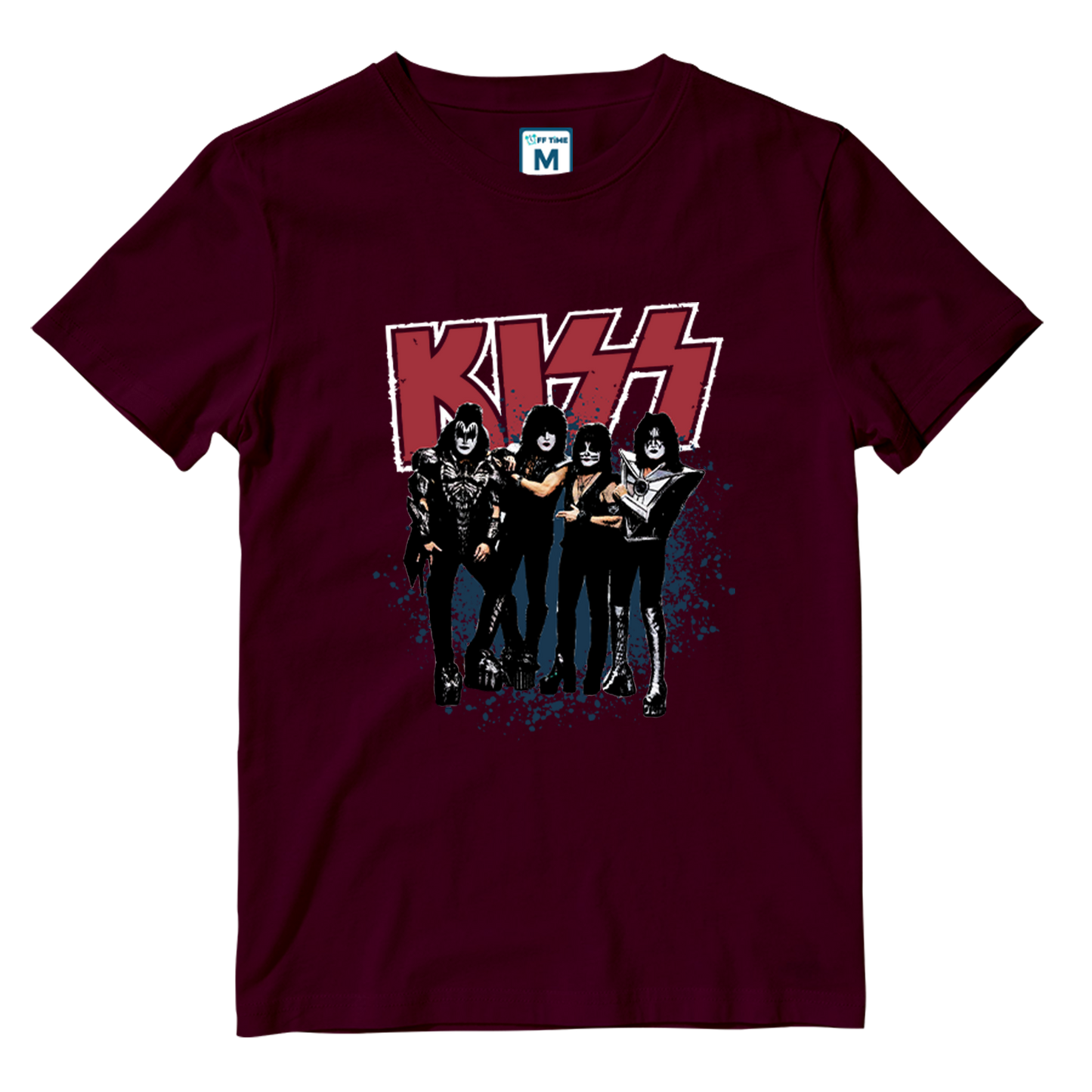 Cotton Shirt: Kiss Grunge