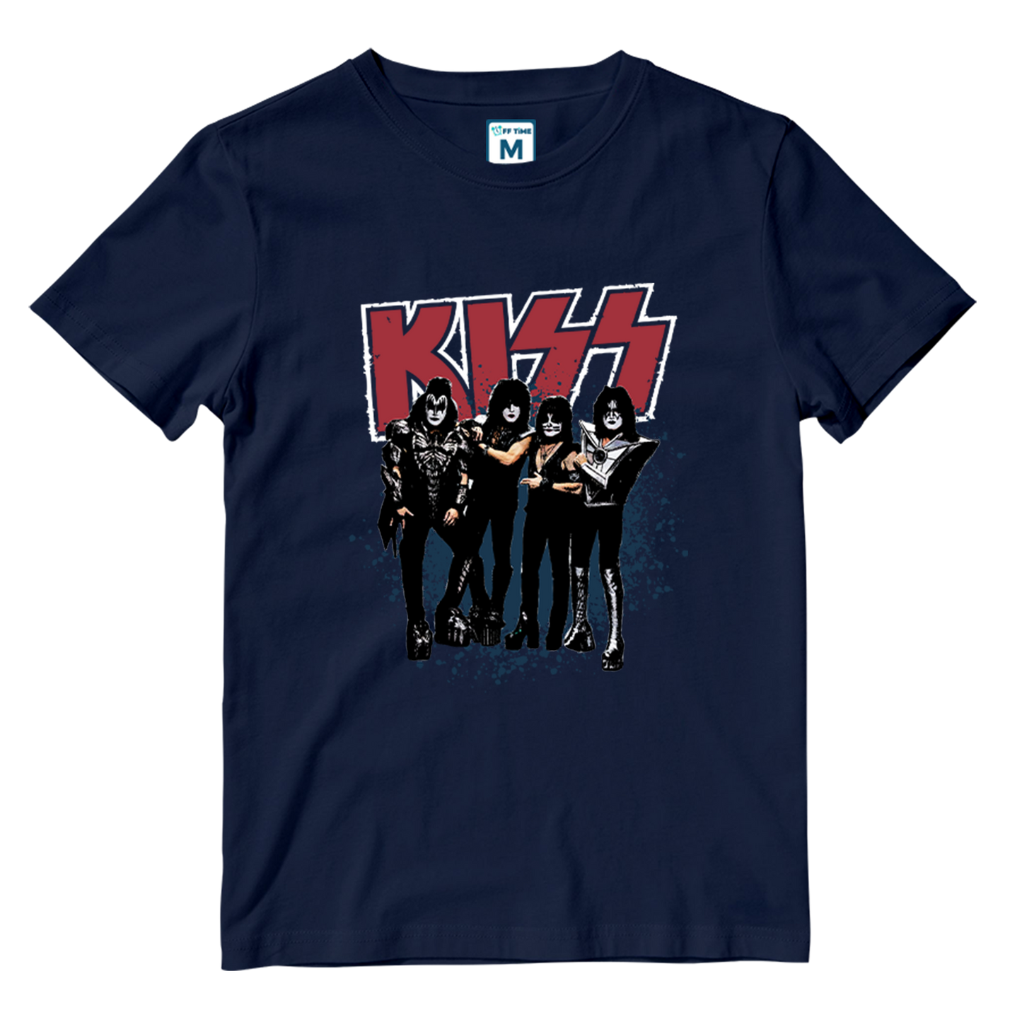 Cotton Shirt: Kiss Grunge