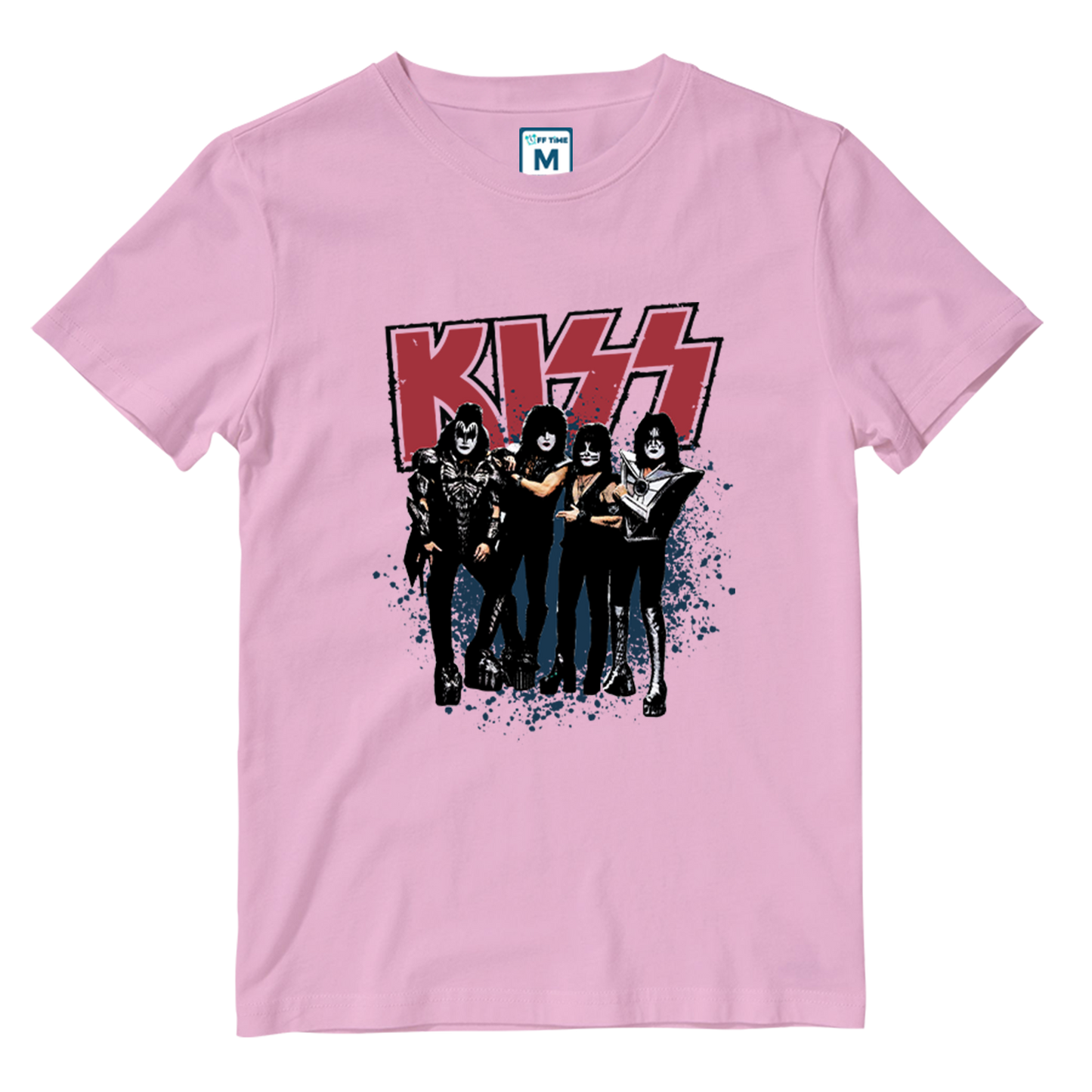 Cotton Shirt: Kiss Grunge