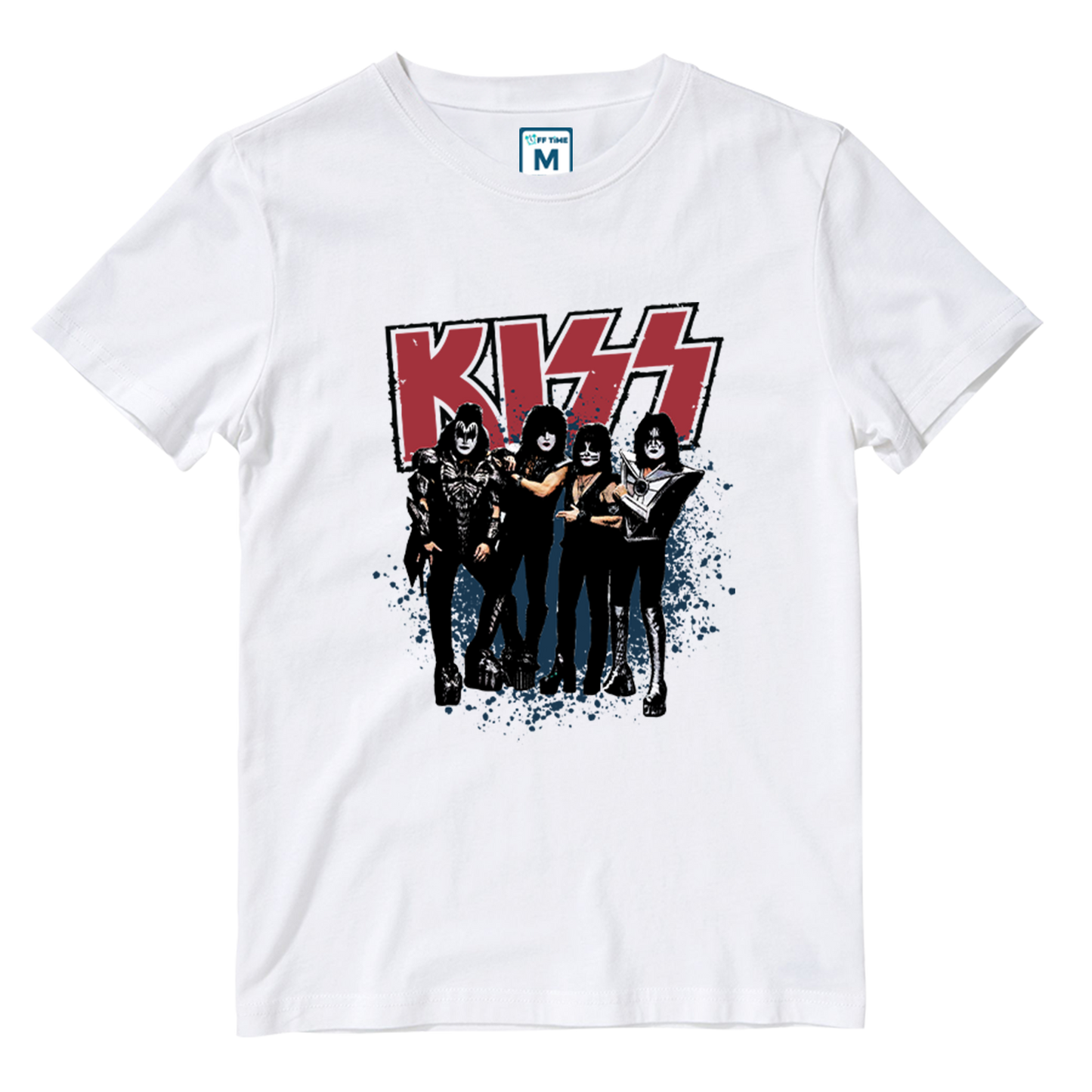Cotton Shirt: Kiss Grunge
