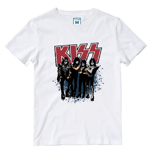 Cotton Shirt: Kiss Grunge