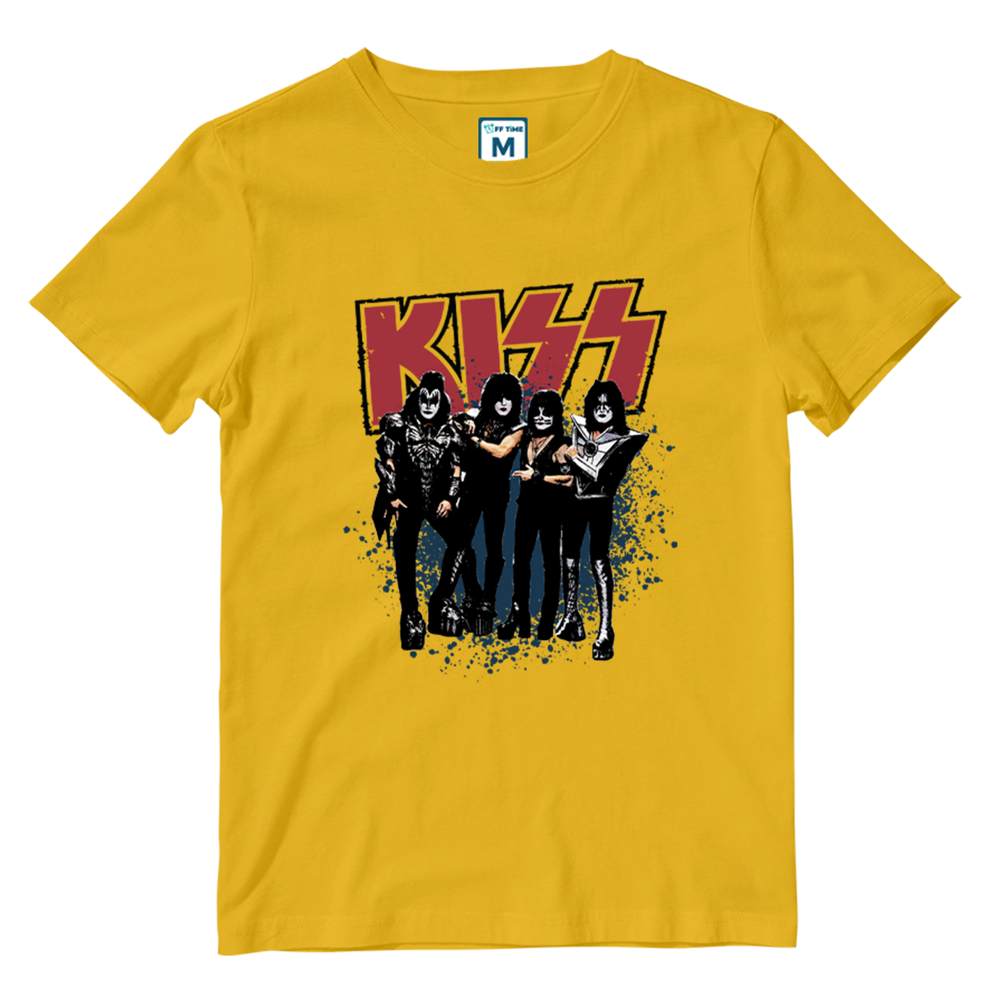 Cotton Shirt: Kiss Grunge
