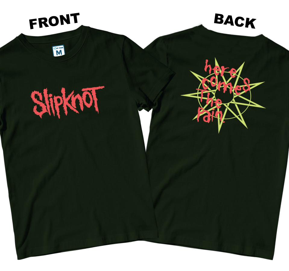 Cotton Shirt: Here Comes The Pain  (Front and Back)