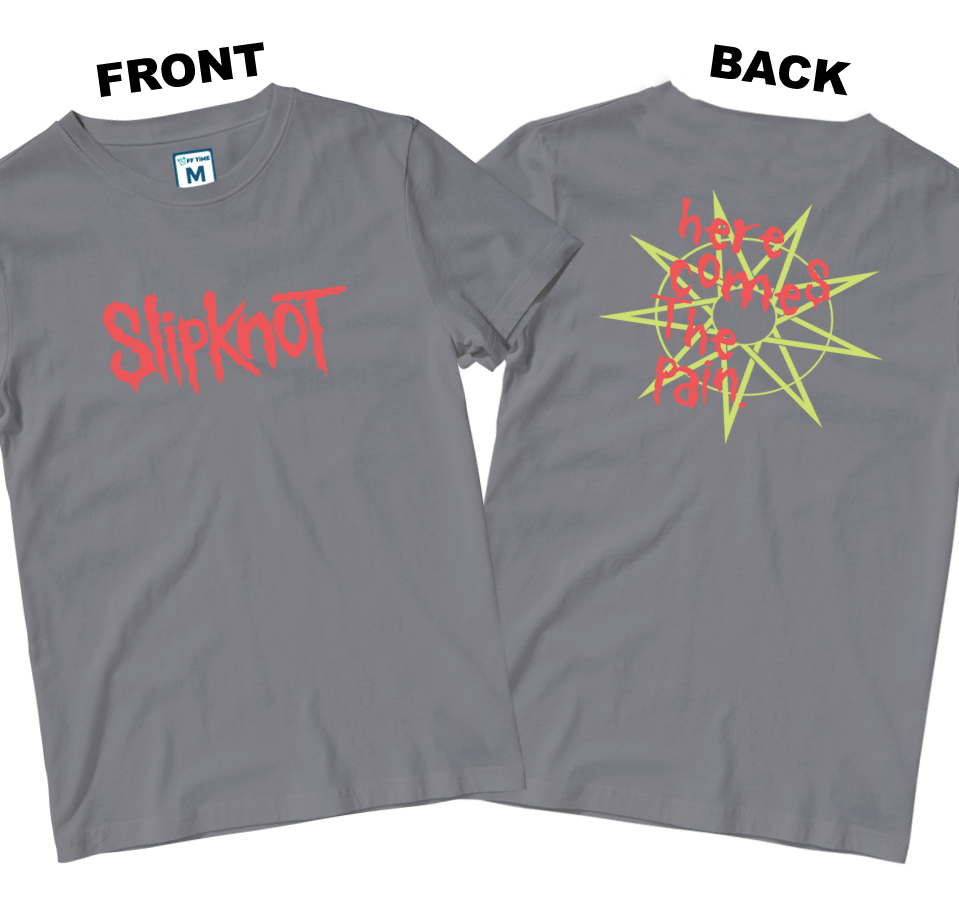 Cotton Shirt: Here Comes The Pain  (Front and Back)