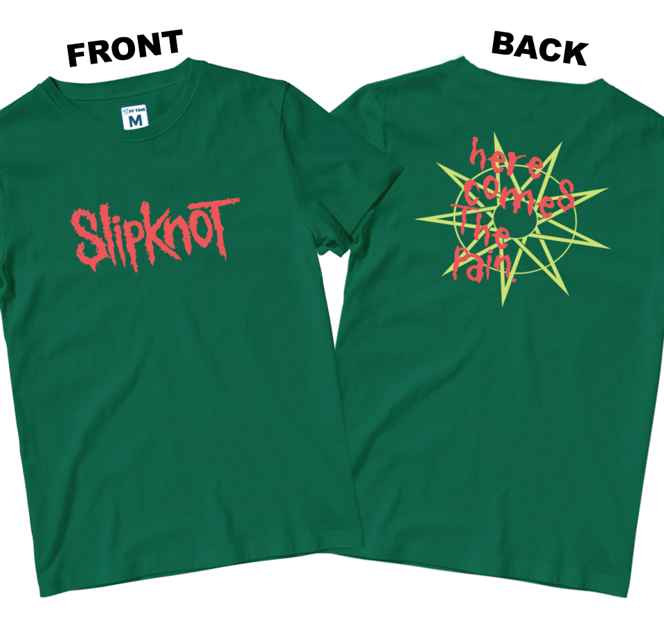 Cotton Shirt: Here Comes The Pain  (Front and Back)