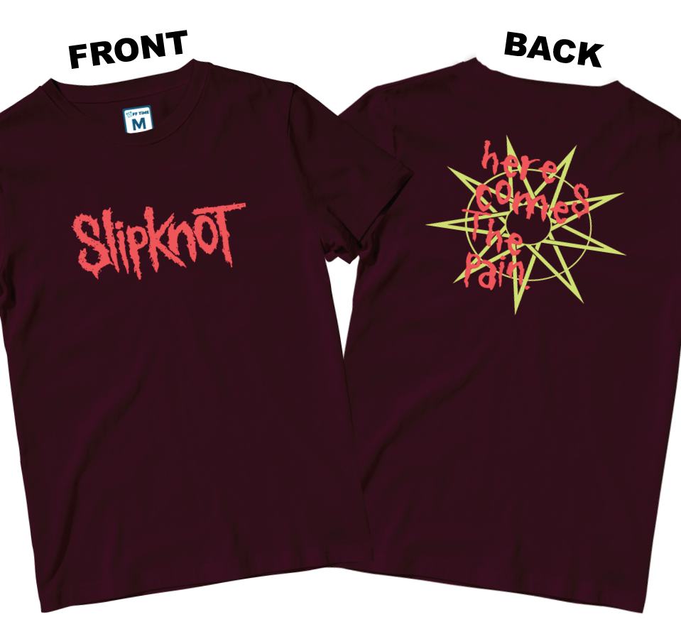 Cotton Shirt: Here Comes The Pain  (Front and Back)