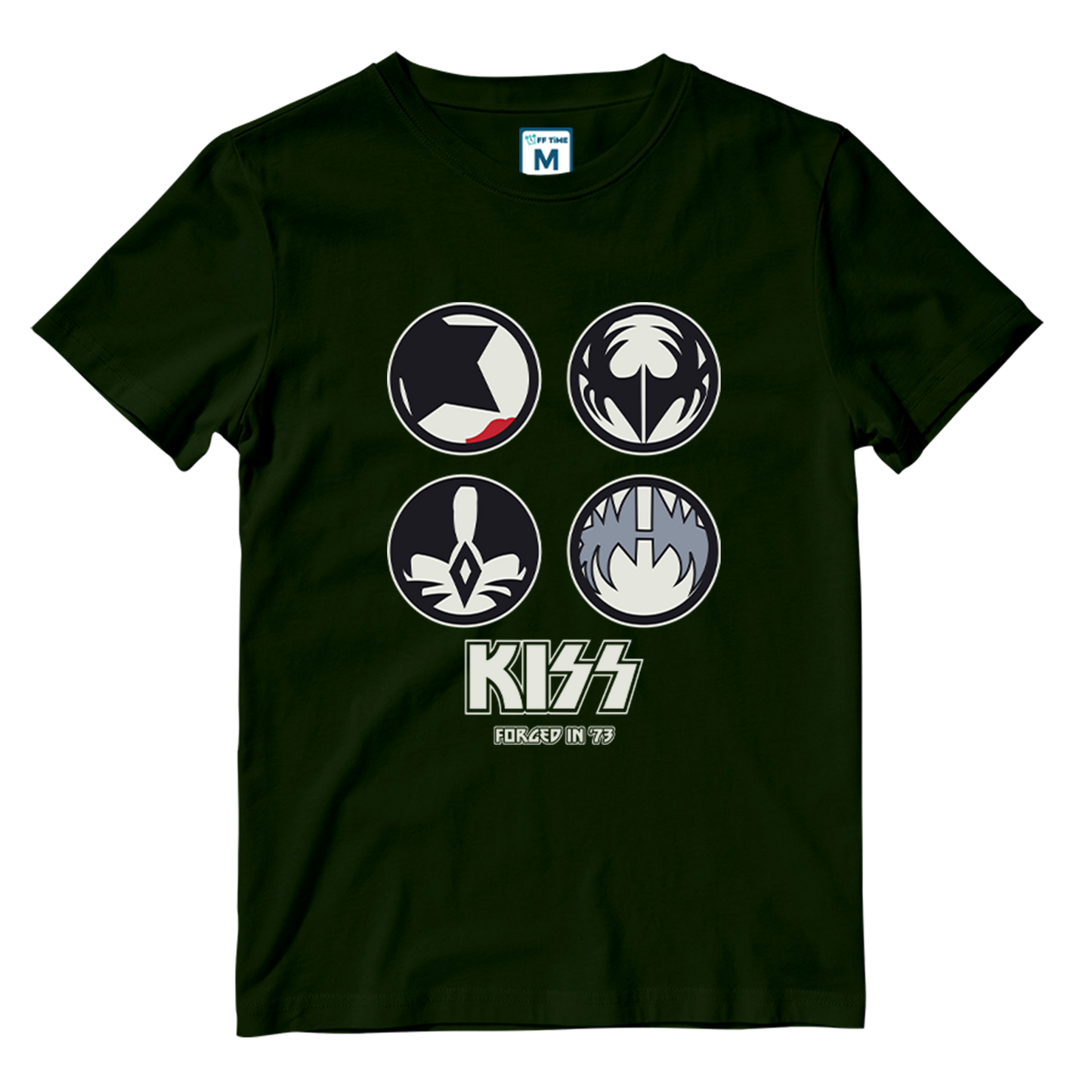 Cotton Shirt: Kiss Icons