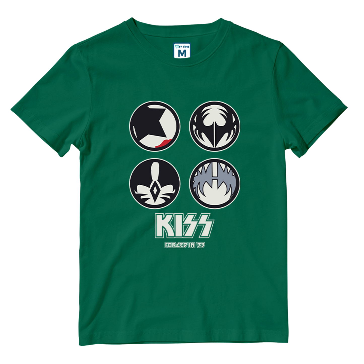 Cotton Shirt: Kiss Icons