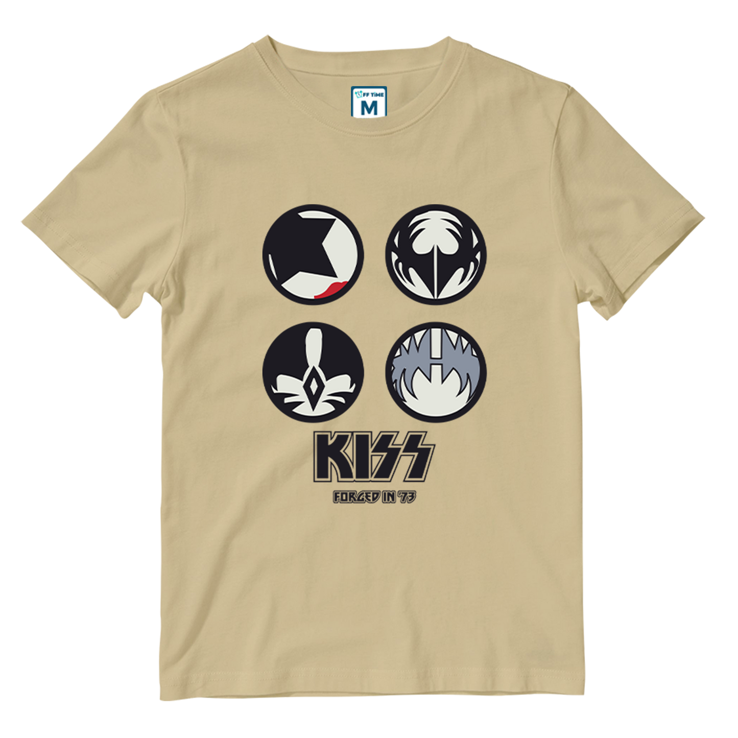 Cotton Shirt: Kiss Icons
