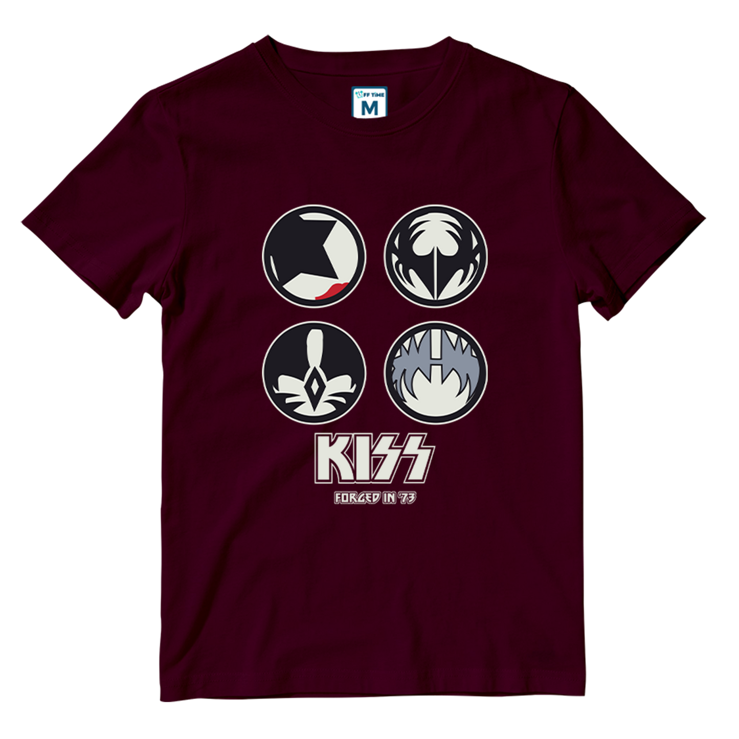 Cotton Shirt: Kiss Icons