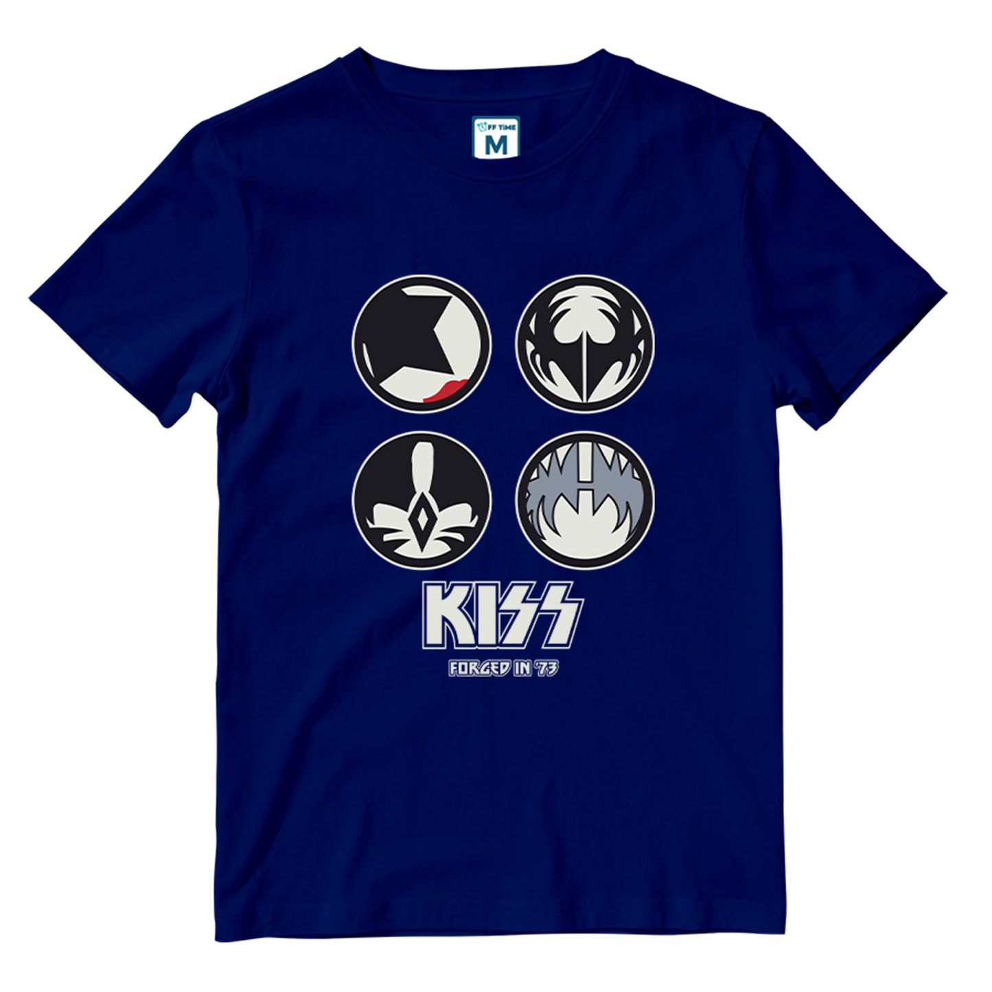 Cotton Shirt: Kiss Icons