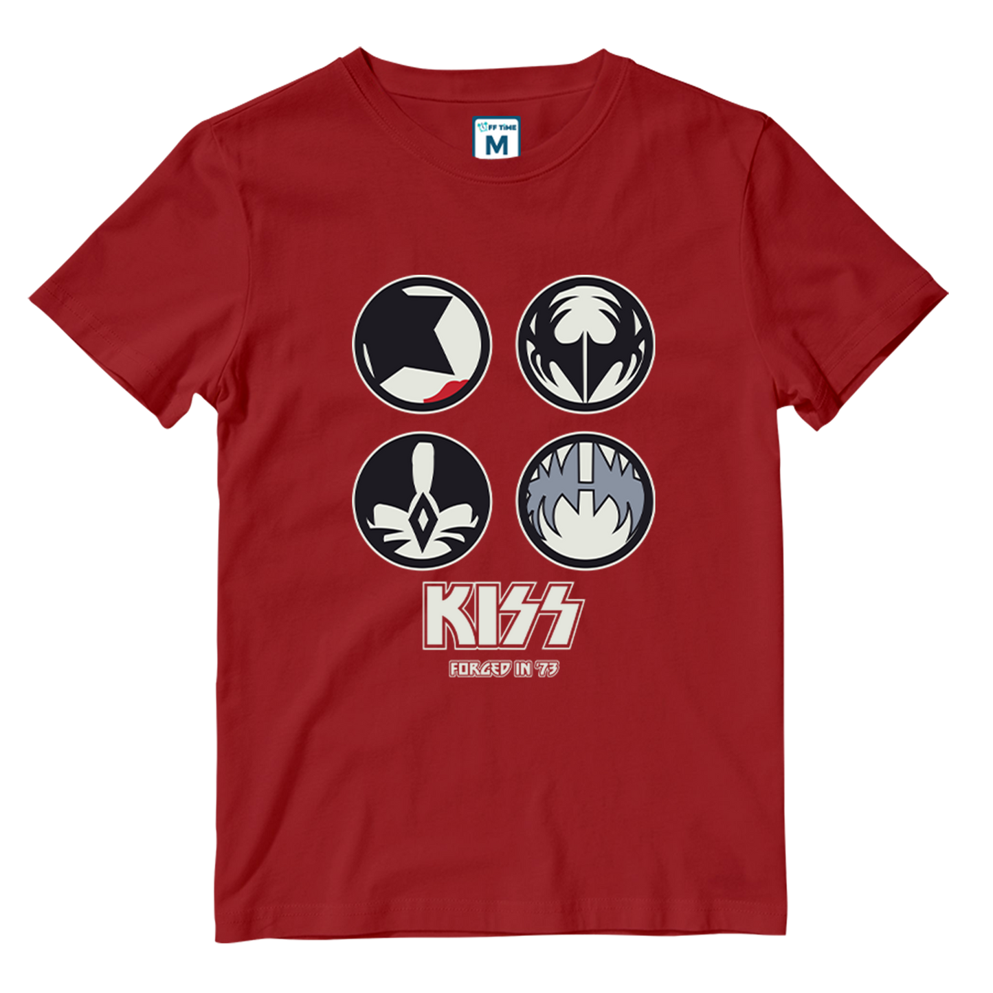 Cotton Shirt: Kiss Icons