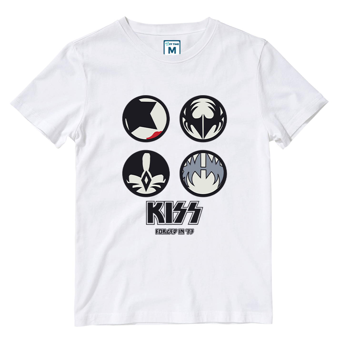 Cotton Shirt: Kiss Icons