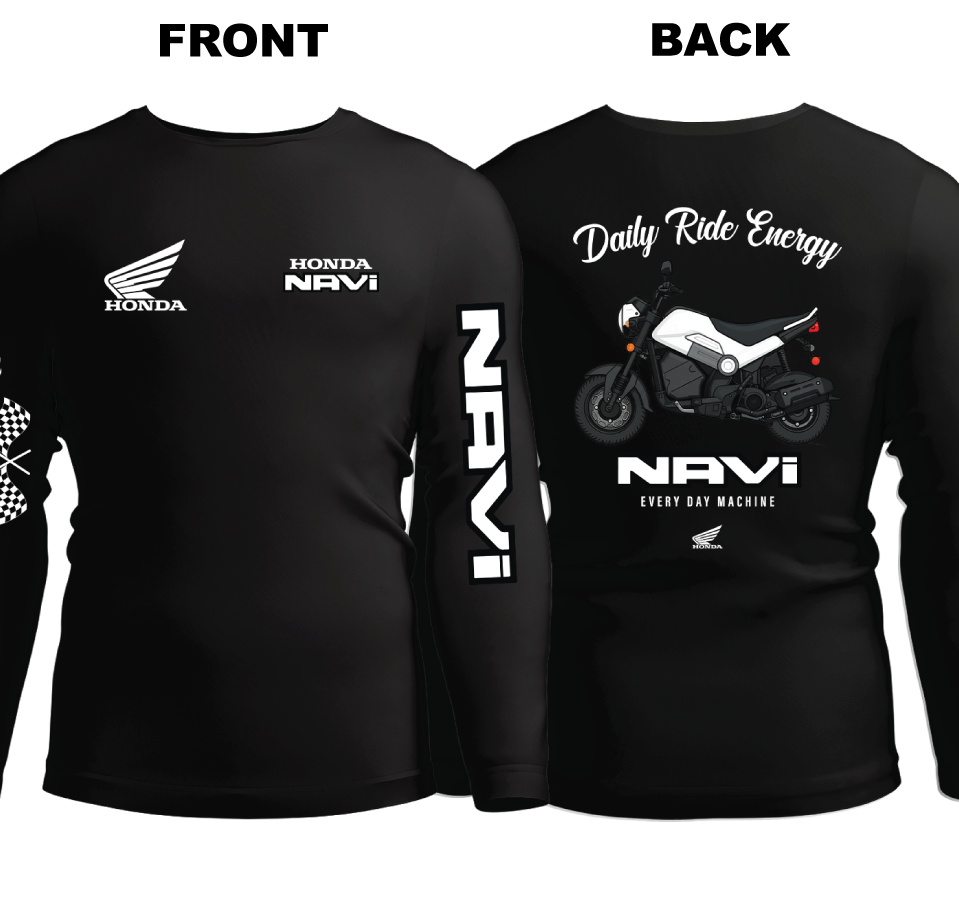 Long Sleeve Drifit Shirt: Honda Navi