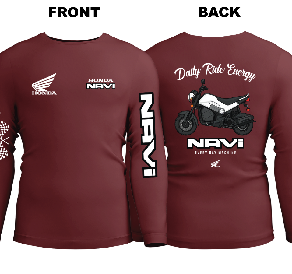 Long Sleeve Drifit Shirt: Honda Navi