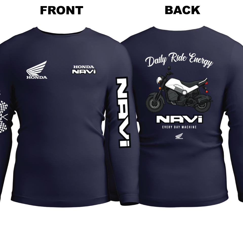 Long Sleeve Drifit Shirt: Honda Navi