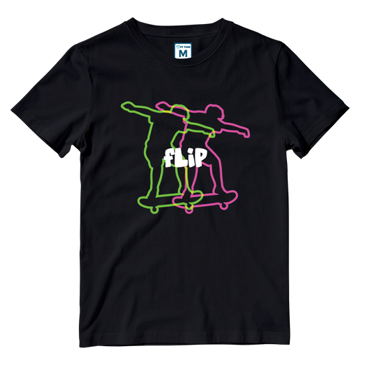 Cotton Shirt: Neon Flip