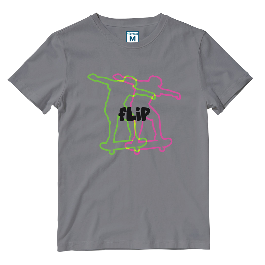 Cotton Shirt: Neon Flip