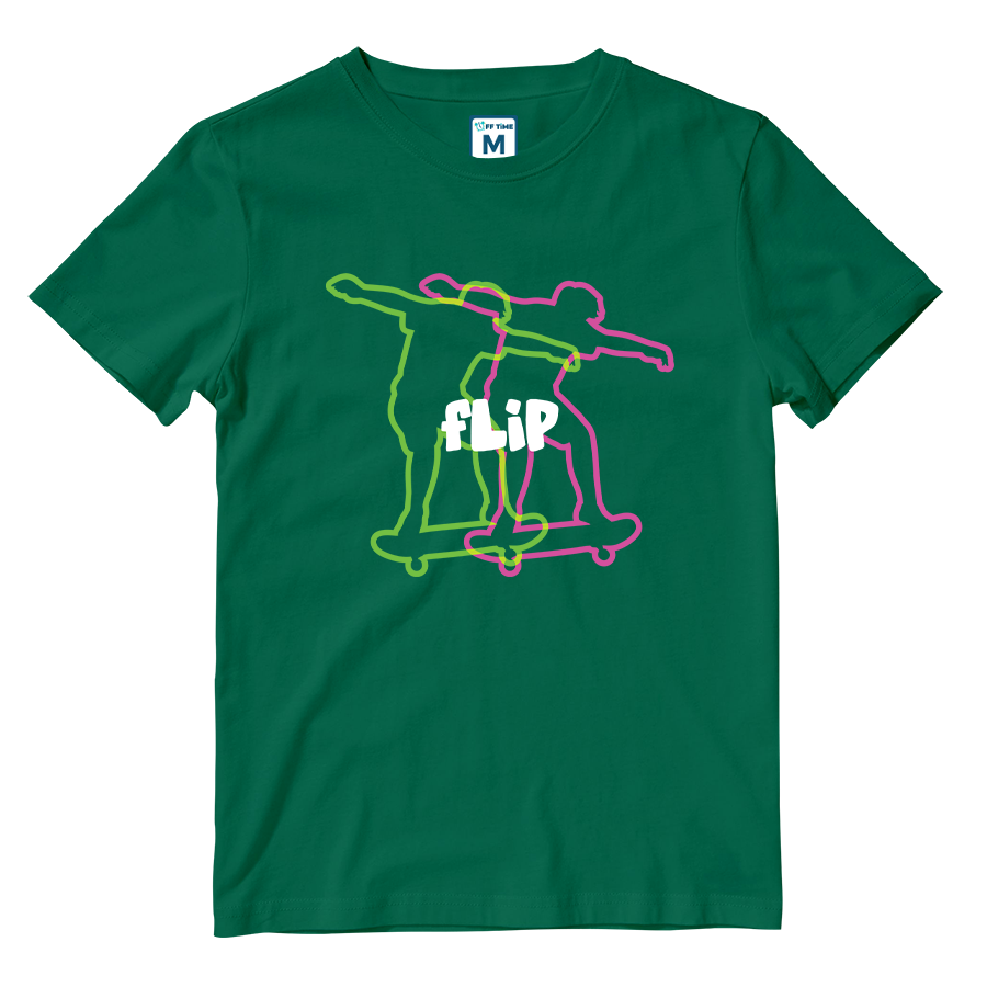 Cotton Shirt: Neon Flip