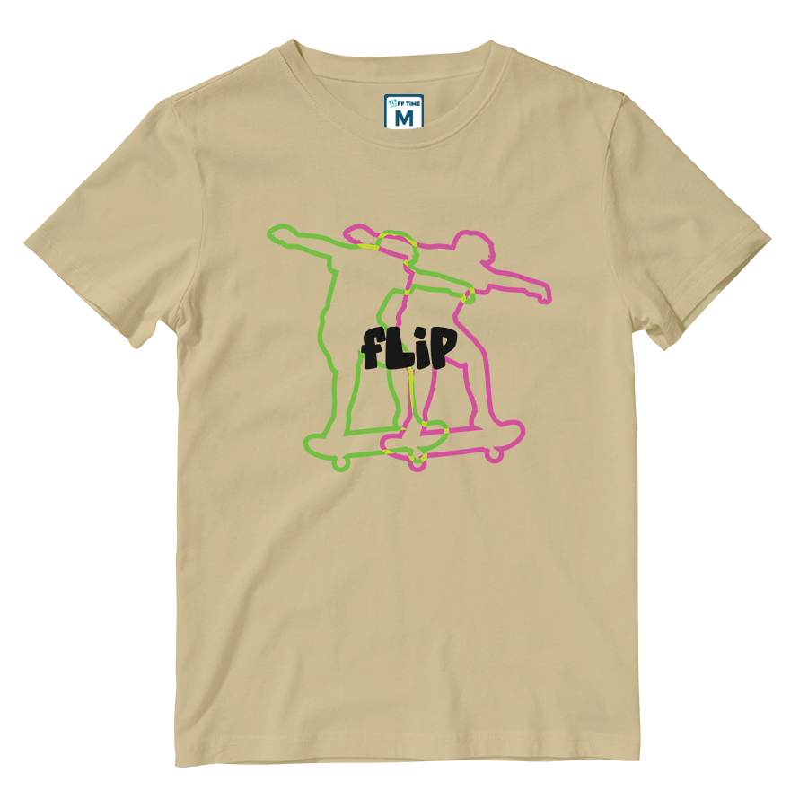 Cotton Shirt: Neon Flip