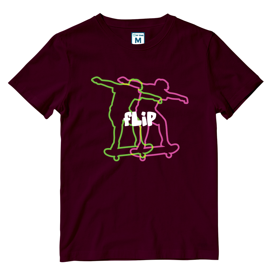 Cotton Shirt: Neon Flip