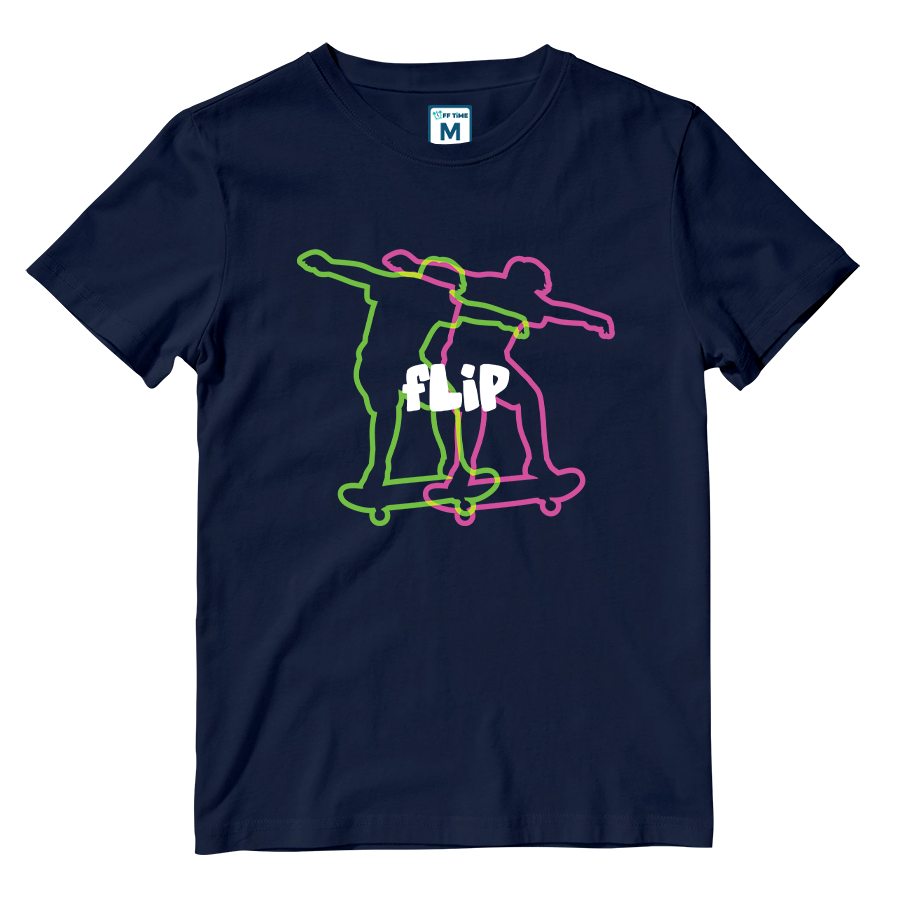 Cotton Shirt: Neon Flip