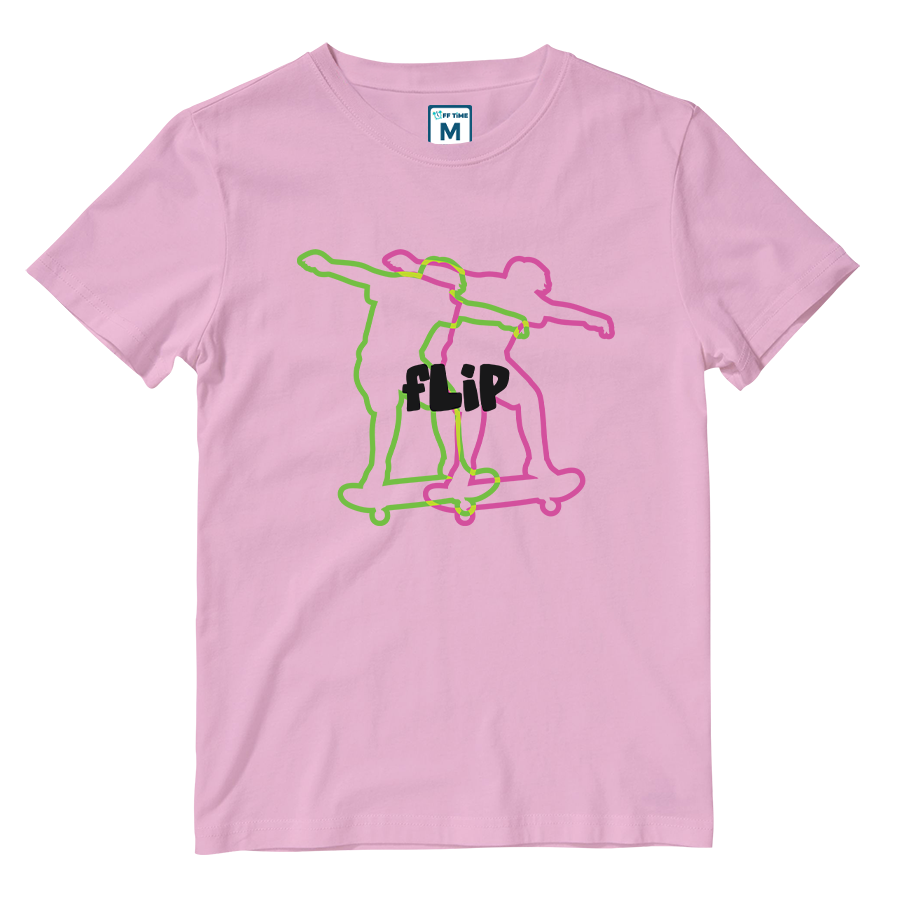 Cotton Shirt: Neon Flip