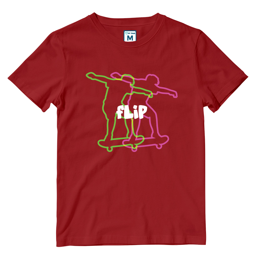 Cotton Shirt: Neon Flip
