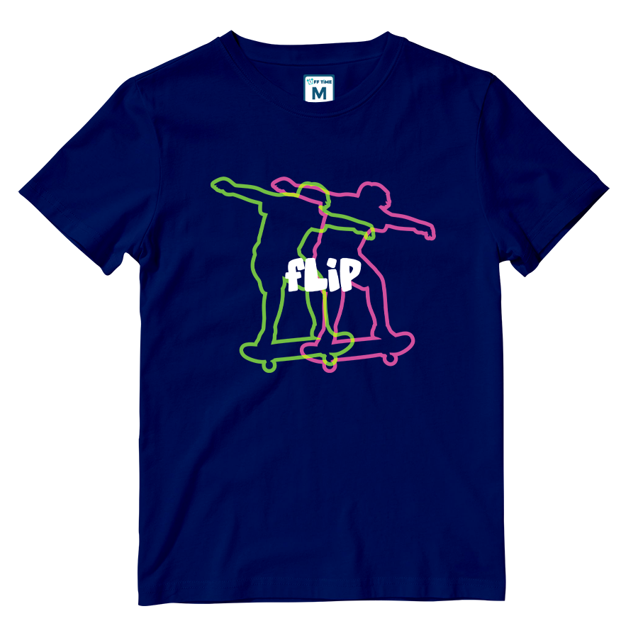 Cotton Shirt: Neon Flip