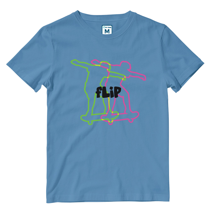 Cotton Shirt: Neon Flip