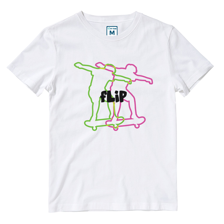 Cotton Shirt: Neon Flip