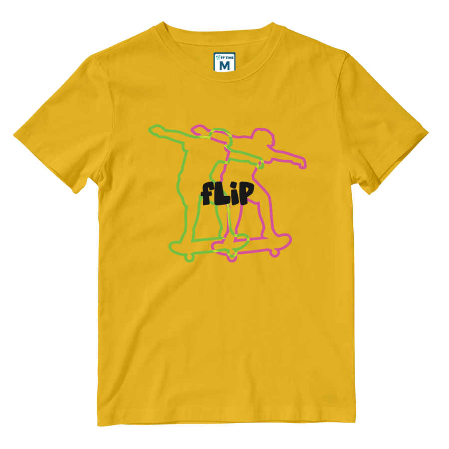Cotton Shirt: Neon Flip