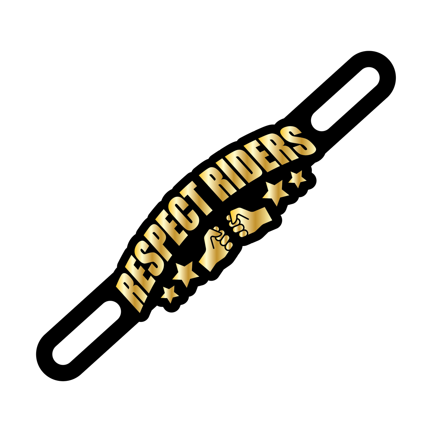 Motorcycle Plate Badge: Respect Riders