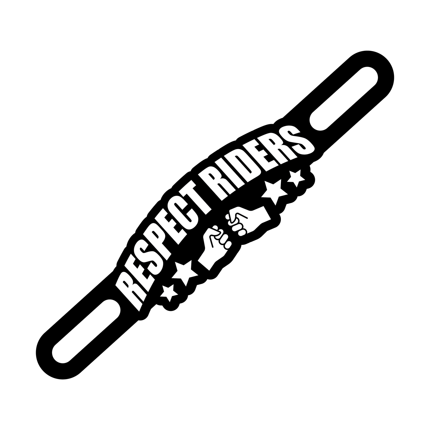 Motorcycle Plate Badge: Respect Riders