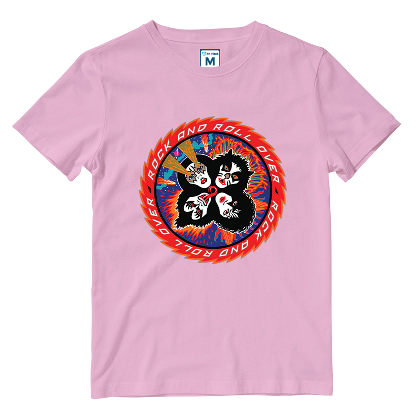 Cotton Shirt: Rock N Roll over