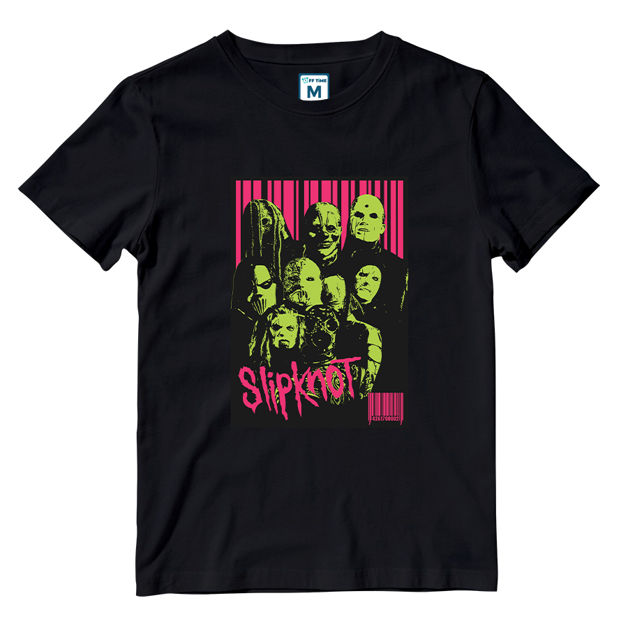 Cotton Shirt: Slipknot Group Barcode