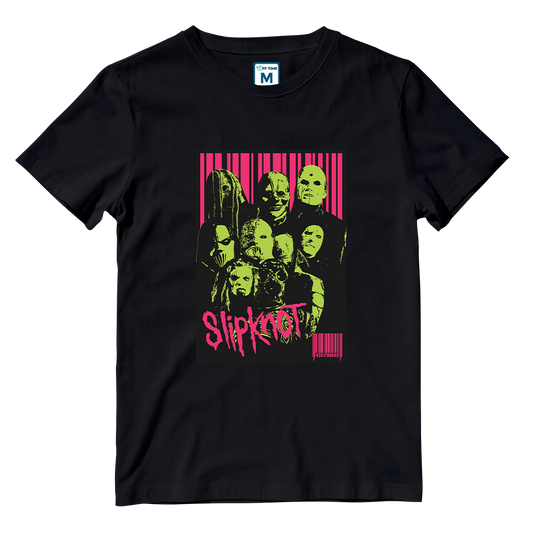 Cotton Shirt: Slipknot Group Barcode