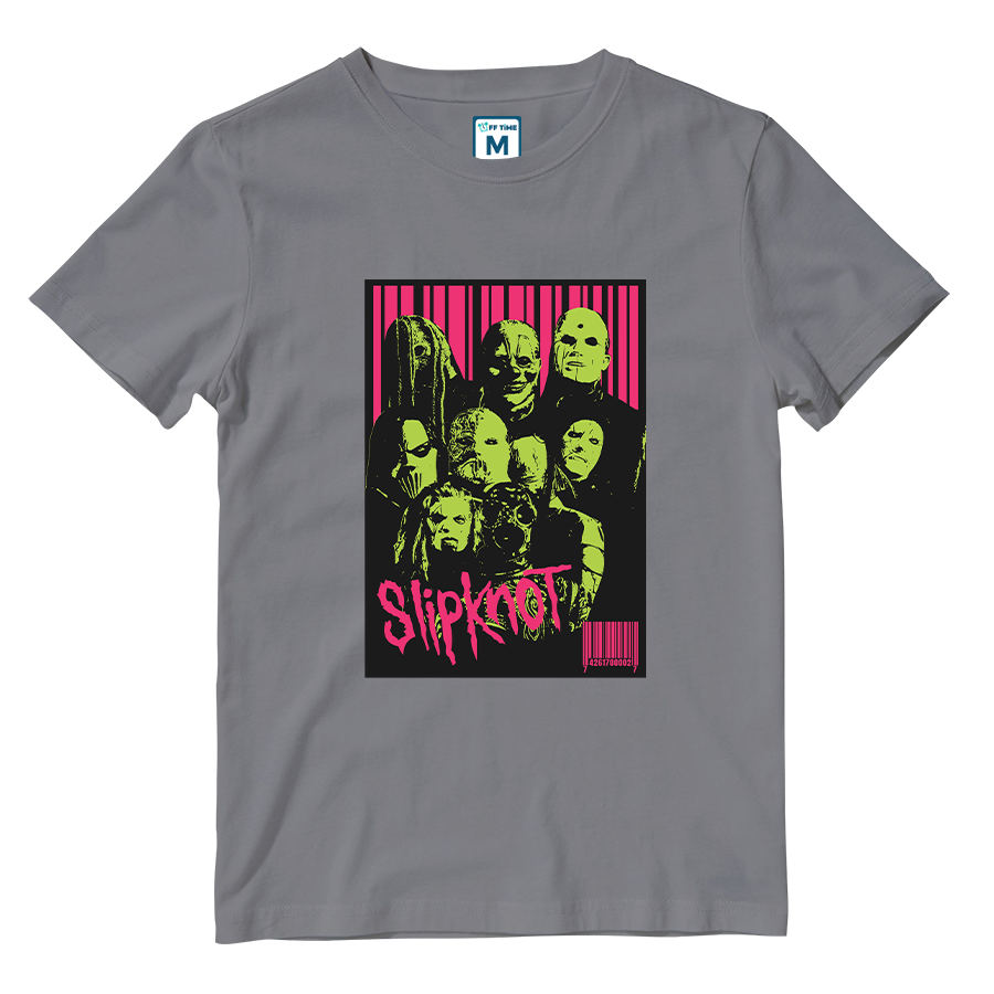 Cotton Shirt: Slipknot Group Barcode