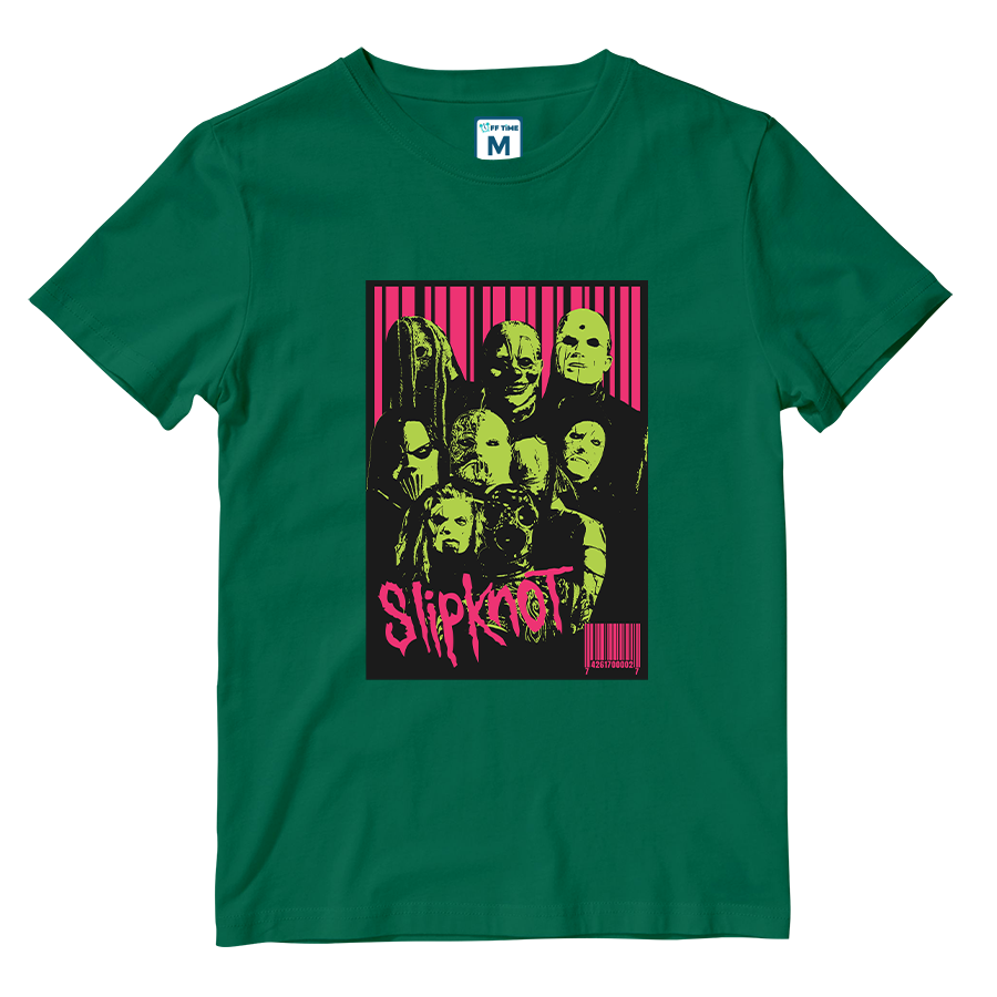 Cotton Shirt: Slipknot Group Barcode