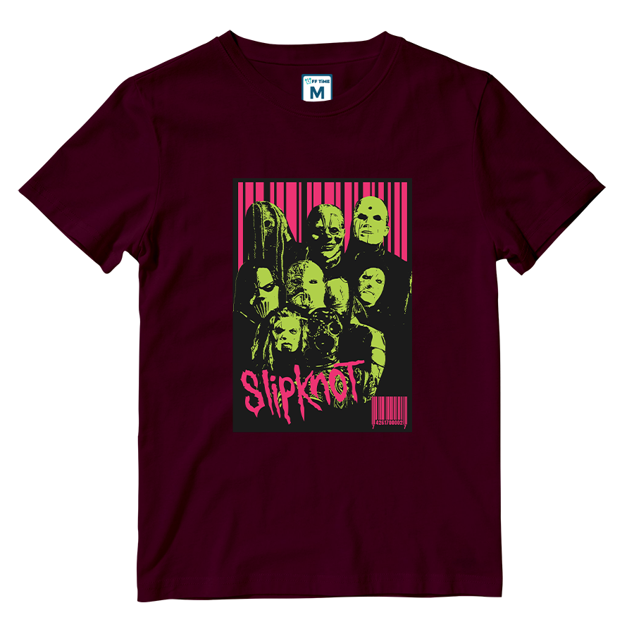 Cotton Shirt: Slipknot Group Barcode