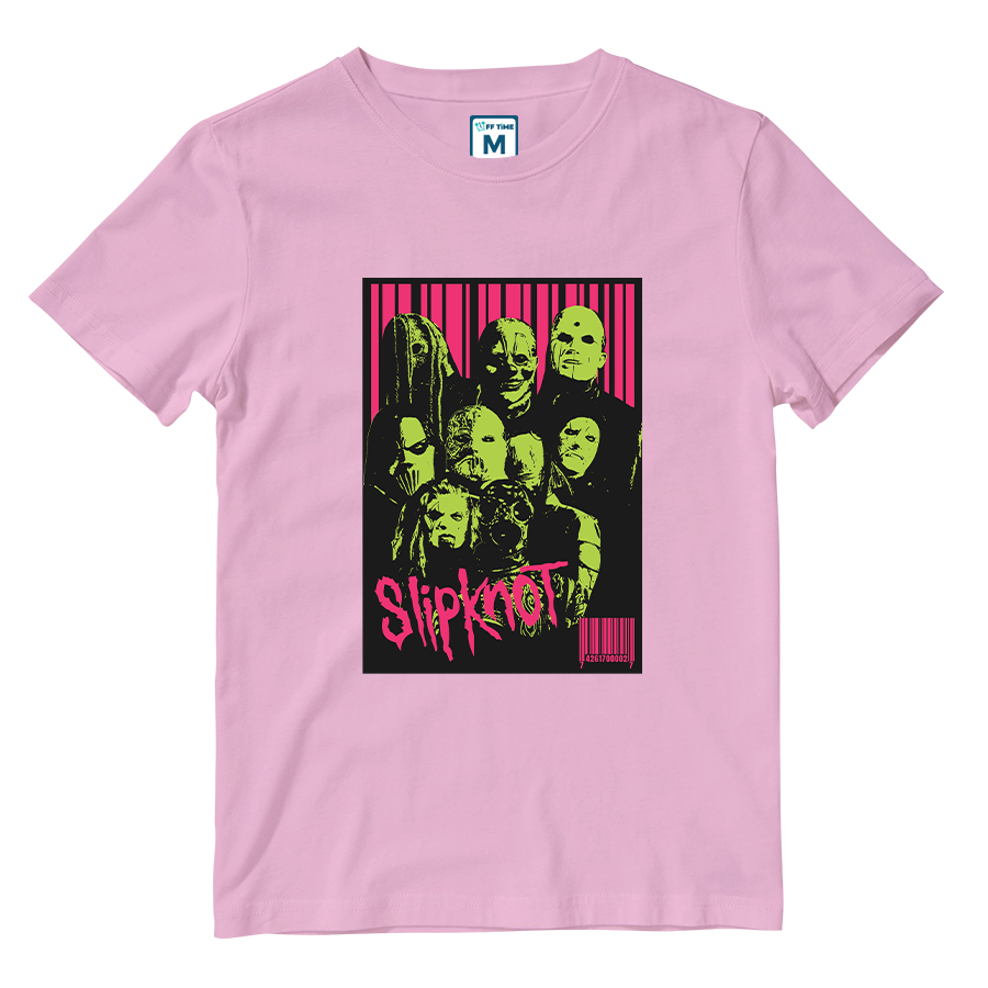 Cotton Shirt: Slipknot Group Barcode
