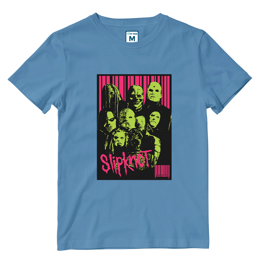 Cotton Shirt: Slipknot Group Barcode