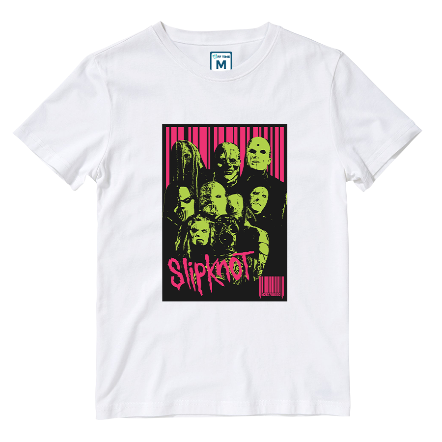 Cotton Shirt: Slipknot Group Barcode