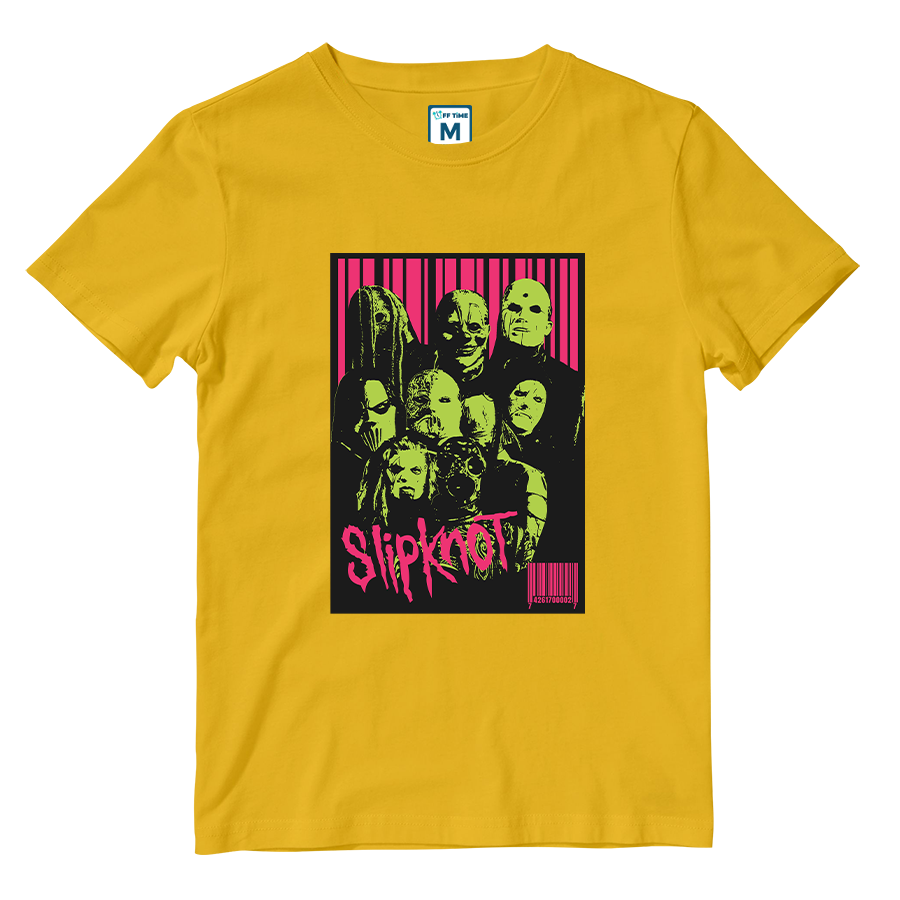 Cotton Shirt: Slipknot Group Barcode