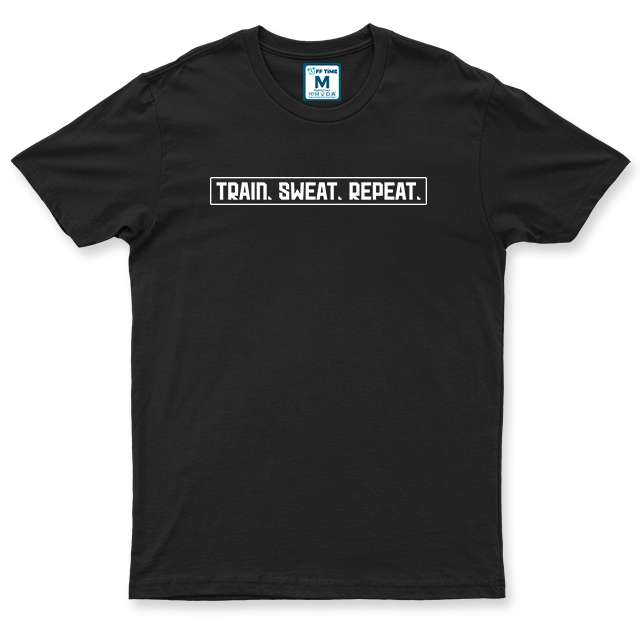 Drifit Shirt: Train Sweat Repeat