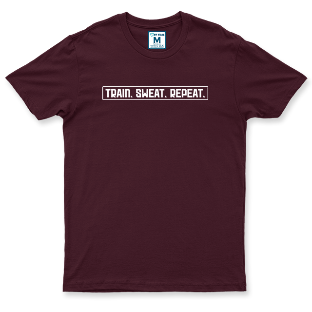 Drifit Shirt: Train Sweat Repeat