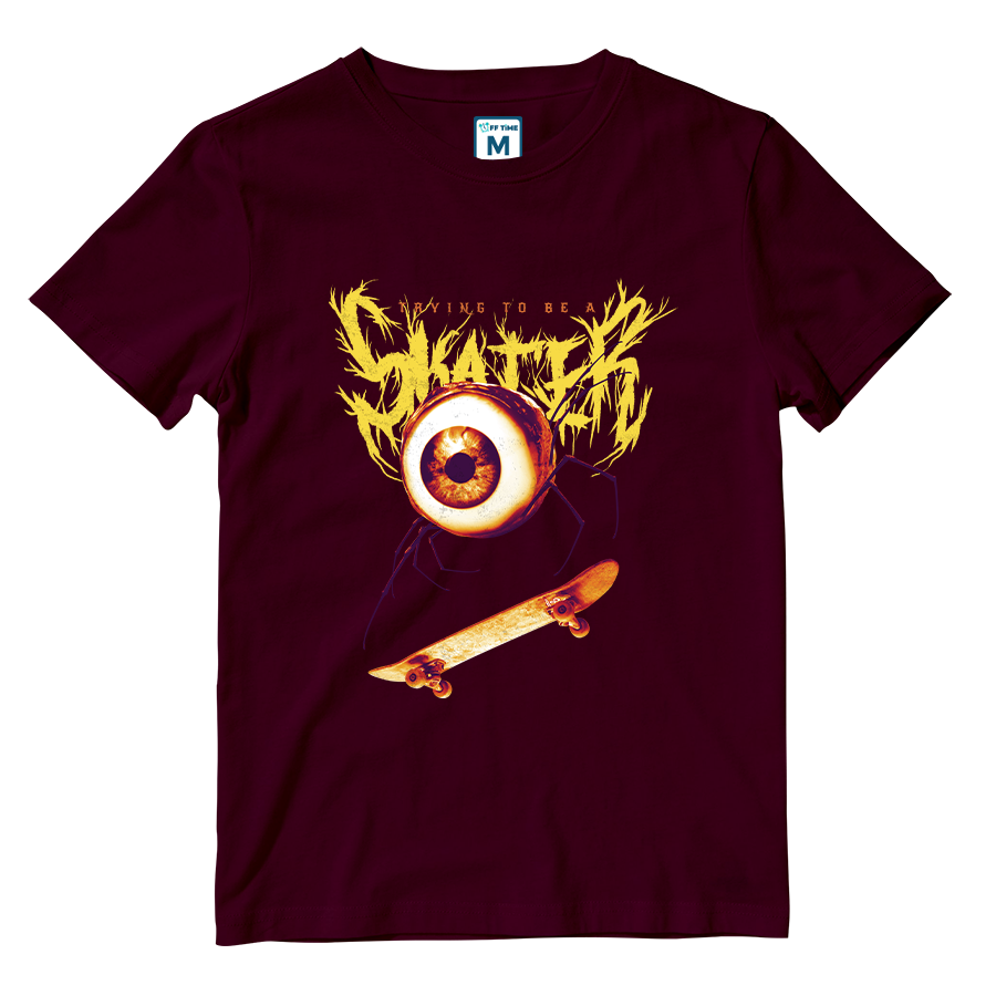 Cotton Shirt: Trying To Be A Skater